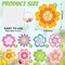 54-Pc Spring Flower Paper Cutouts – Double-Printed Flowers for Classroom, Bulletin Board & Spring Decor